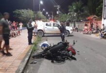 Homem morre e duas pessoas ficam feridas após acidente entre motos no Amazonas