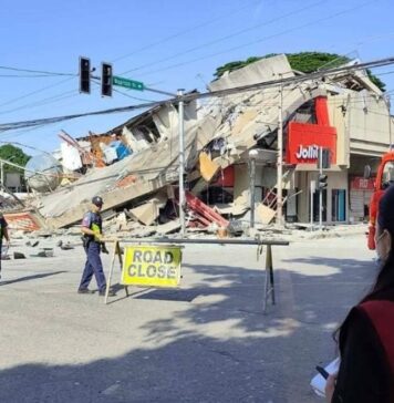 Terremoto de magnitude 7,8 destrói prédios e deixa mortos nas Filipinas