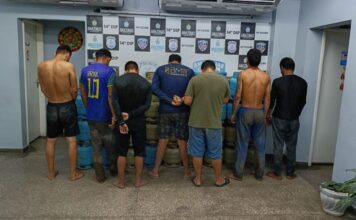 Sete suspeitos são presos e 68 botijas de gás furtadas são recuperadas em Manaus