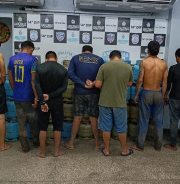 Sete suspeitos são presos e 68 botijas de gás furtadas são recuperadas em Manaus