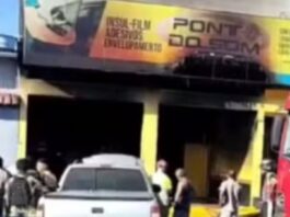 Princípio de incêndio atinge loja e mobiliza bombeiros na Zona Norte de Manaus