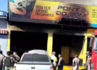 Princípio de incêndio atinge loja e mobiliza bombeiros na Zona Norte de Manaus