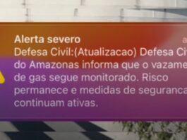 Defesa Civil emite novo alerta após vazamento de produto químico em Manaus