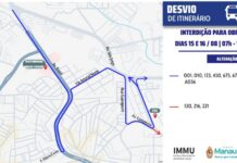 Ônibus terão itinerários alterados em Manaus durante obras do Complexo Viário Passarão
