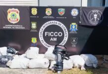 Operação no Rio Negro apreende meia tonelada de drogas e prende cinco suspeitos no Amazonas