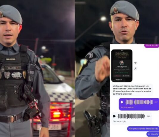 Sargento alerta para golpe no WhatsApp contra vítimas de celulares roubados em Manaus