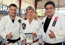 Ministro Luiz Fux recebe homenagem por atuação social por meio do Jiu-Jitsu