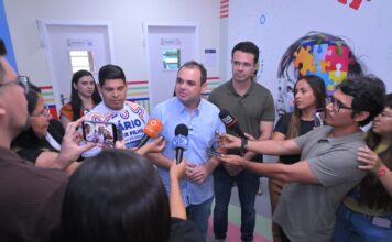 Governador Roberto Cidade acompanha ações de saúde voltadas a crianças e idosos neste sábado